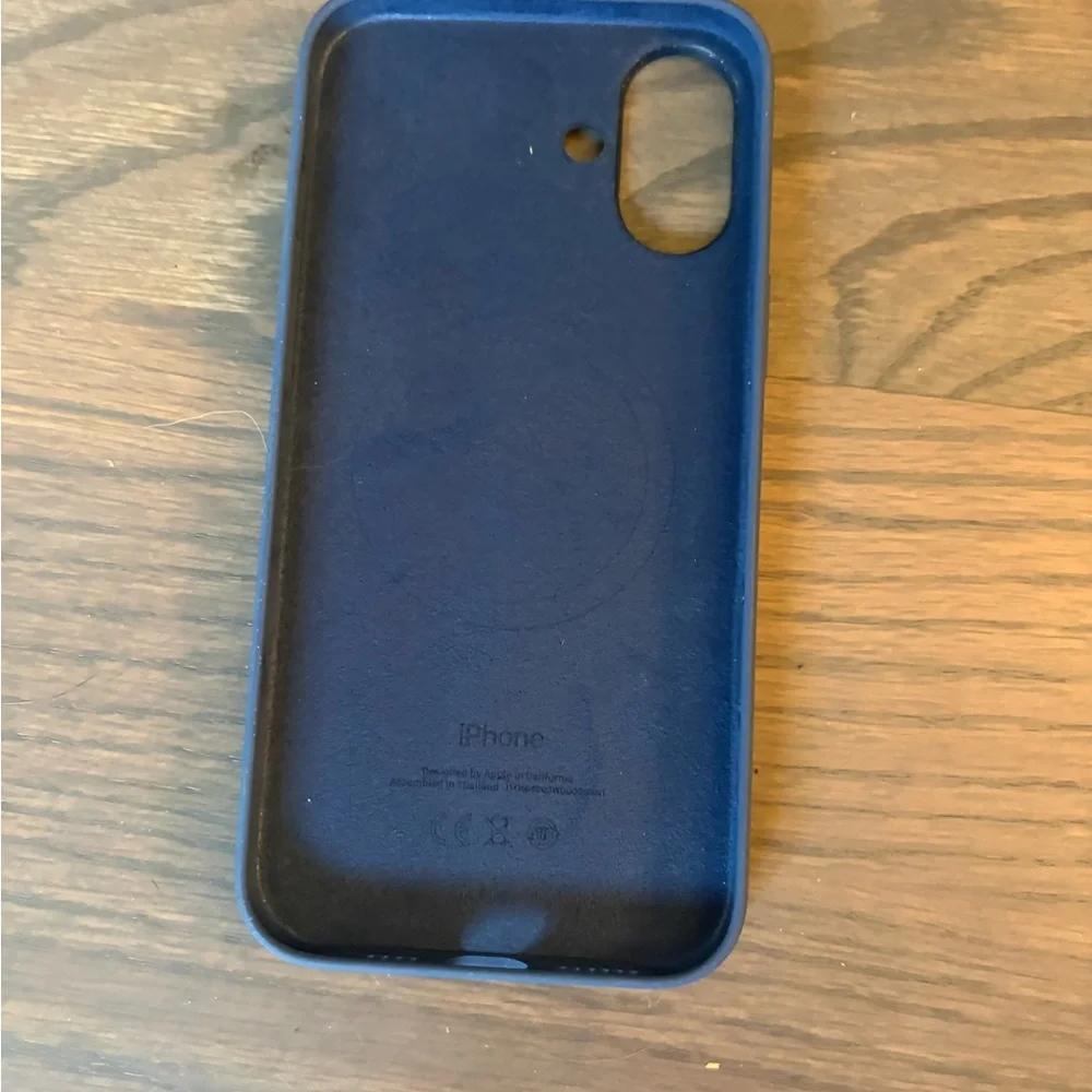 Apple iPhone Blue Case (case is also Apple) 16 PLUS